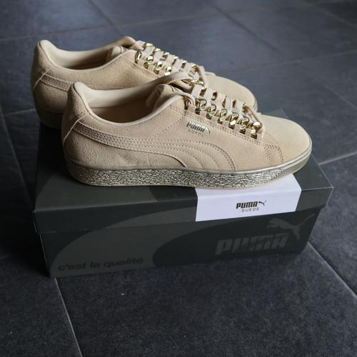 puma suede chain