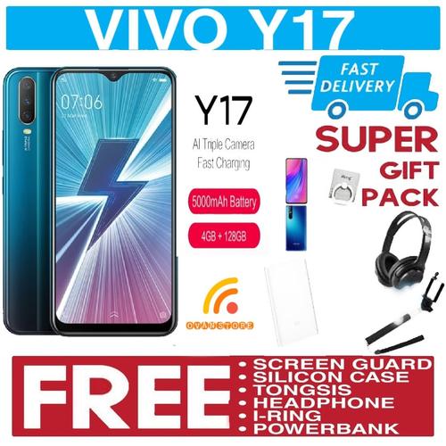 Foto Produk VIVO Y17 Ram 4 GB 128GB GARANSI RESMI - Merah Muda dari OVANST0RE