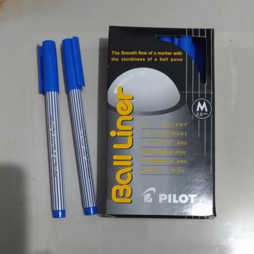 Foto Produk Pen pilot Balliner / Ballpoint ball liner pen 0.8 warna biru/ merah dari Meidi store
