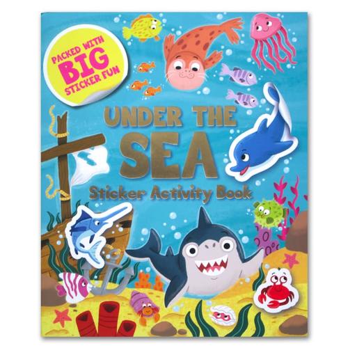 Jual Under The Sea Sticker Activity Book Buku stiker aktivitas anak