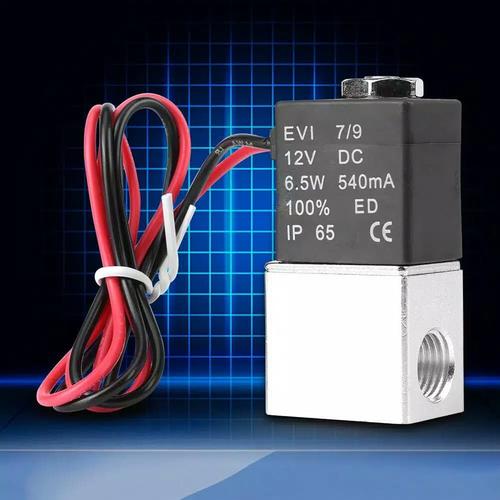 Foto Produk Selenoid pneumatic Valve 12V DC Air Udara Minyak Gas dari K&J STORE
