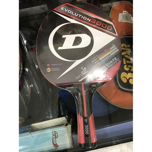 Racchetta Ping Pong Dunlop Evolution 3000 - Certificata ITTF, Per Giocatori Avanzati, Legno 5 Strati, Nero - Foto 2
