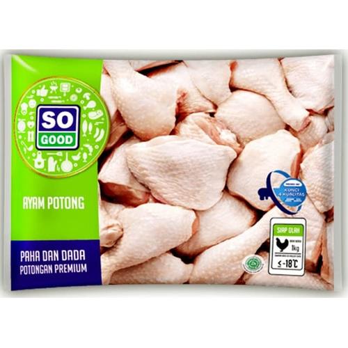 Jual So Good Ayam Potong Dada Paha 1kg Kab Bandung Trio Frozen 