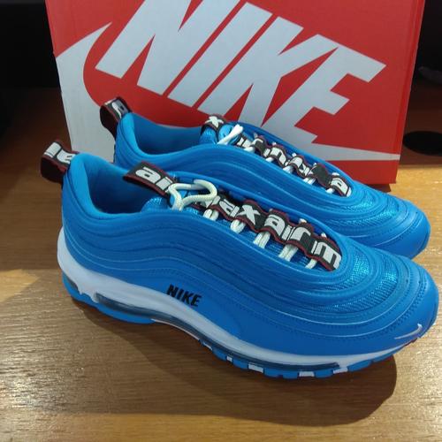 Sepatu Air Nike Air Max 97 Blue Silver Casual Shoes Air Max 2017