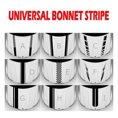 Jual Sticker Stripe Kap Mobil Universal Semua Merk Mobil - Putih, A ...