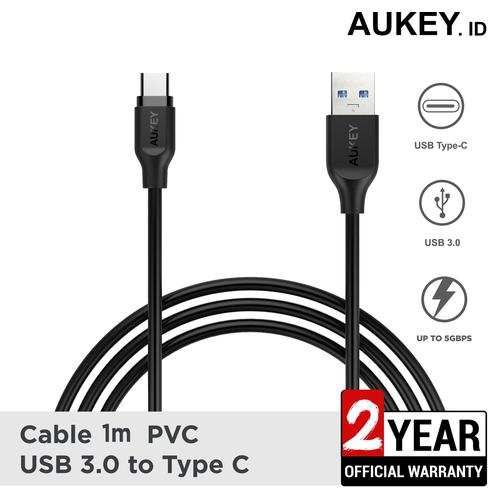 Foto Produk Aukey Cable 1M PVC USB 3.0 A to C - 500255 dari AUKEY
