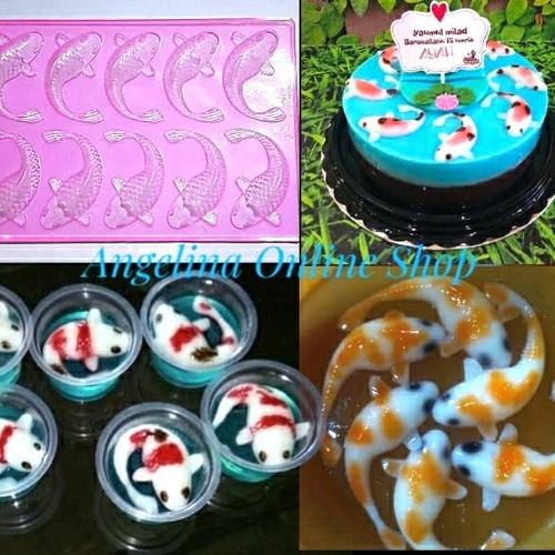 Gambar Cetakan Ikan Koi/ Cetakan Coklat/Cetakan Puding dari angelina online shop undefined Tokopedia