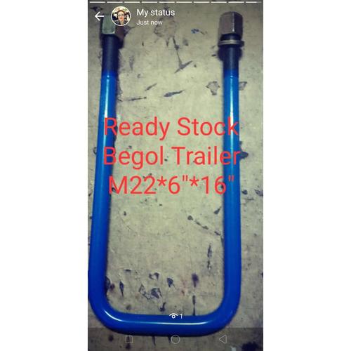 Jual U-BOLT BEGOL BOHEL TRAILER M22X150X400MM - Kota Pekanbaru ...