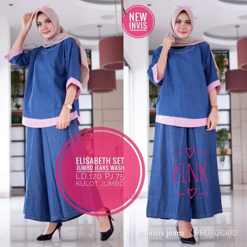 Foto Produk Elisabeth Setelan Kulot Jumbo dari Ilyassa Shop