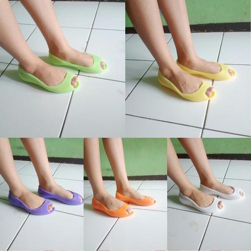 Foto Produk flat shoes sepatu karet dari Om deL