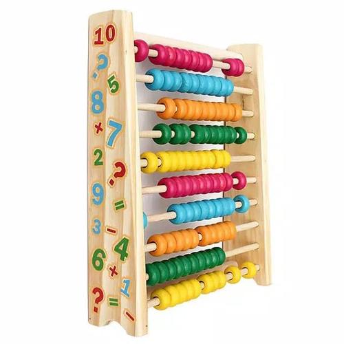 Foto Produk Mainan Edukasi Anak Berhitung SEMPOA 10 DIGIT BEADS COLOUR CALCULATING dari lovely kayy