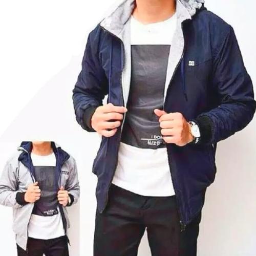 Foto Produk JAKET JUMBO 2 IN 1 XXL XXXL - Hitam, XXL dari sumber hidayah