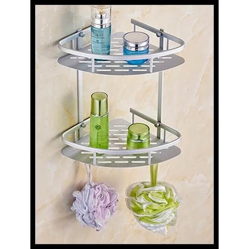 Foto Produk 271 Rak sudut Dinding toilet Aluminium size 22 x29,5x T39cm dari toko uunsari