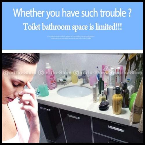 Foto Produk Rak Toilet Organizer WC Tissue Sabun Kloset Kamar Mandi 165 x 50 x 26 dari toko uunsari