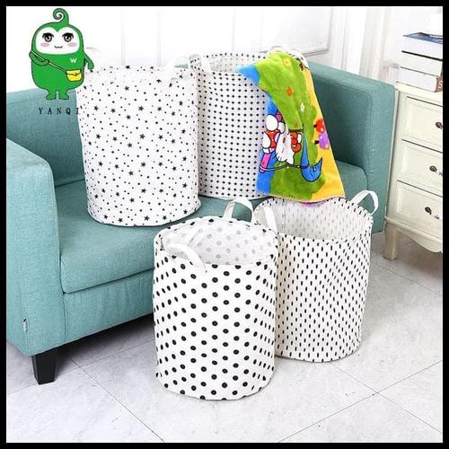 Foto Produk R301 LAUNDRY BAG KERANJANG CUCIAN BAJU KOTOR LIPAT dari toko uunsari