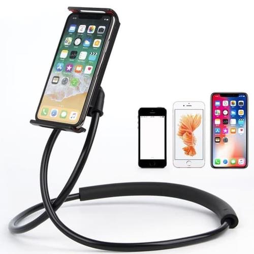 Foto Produk Lazypod Leher Bisa di meja kursi mobil tempat hp dari Olshop Intan