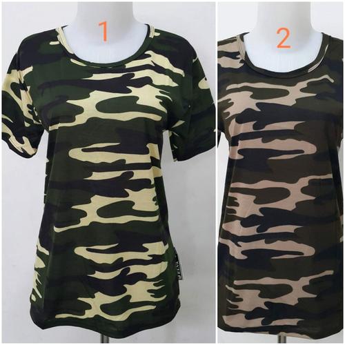 Foto Produk BAJU ATASAN WANITA ARMY JUMBO KAOS WANITA BIG TENTARA ARMI BESAR XL dari VINESSO SHOP