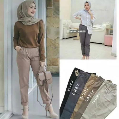 mix and match celana baggy pants