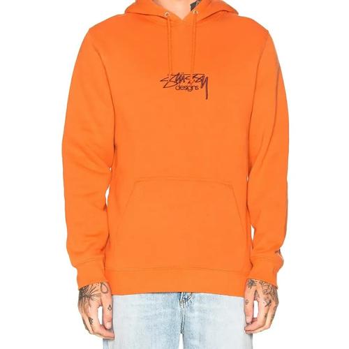 Stussy Design Applique Hoodie - Rust 