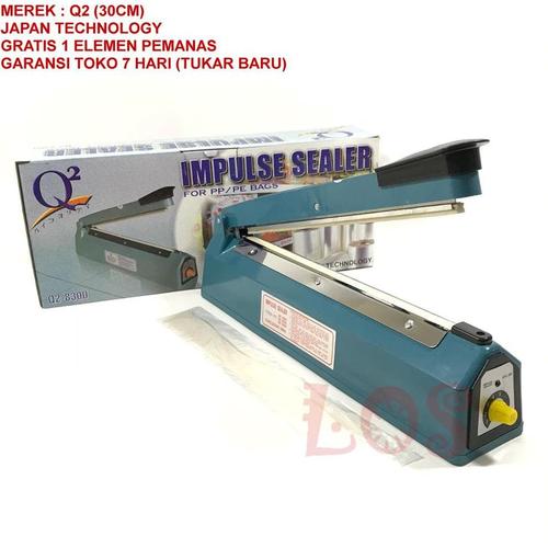 Foto Produk TERUJI Mesin Press Plastik | Impulse Sealer 30cm (plastik) dari putriarizashop