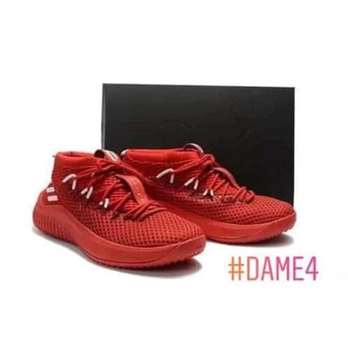 Jual sepatu basket adidas dame 4 red 