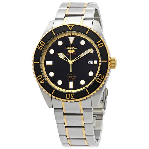 Jual Jam Tangan Seiko 5 Sports SRPB94K1 Submariner Black Gold - Seiko SRPB9  - Jakarta Barat - Greentech Watch Shop | Tokopedia