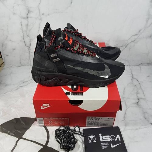 nike react runner black