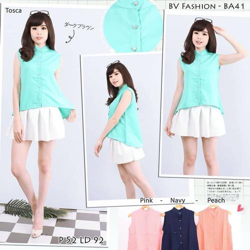 Foto Produk BA41 ATASAN BLOUSE WANITA TANPA LENGAN dari Pattern Indo