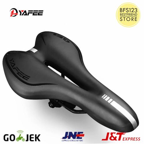 Foto Produk Sadel Sepeda Yafee Silicone Gel Empuk Kualitas Premium - Hitam dari bfs123