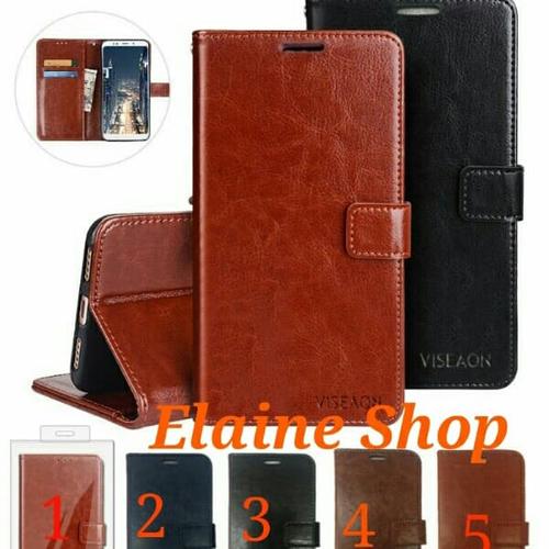 Foto Produk Flip Cover Samsung A10 A20 A30 Stand VISEAON Flip Wallet Leather Case dari ELAINE_SHOP