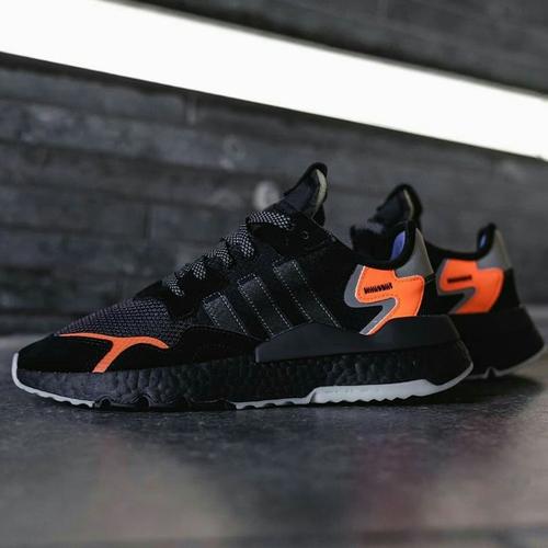 Jual Adidas Nite Jogger Black Orange 