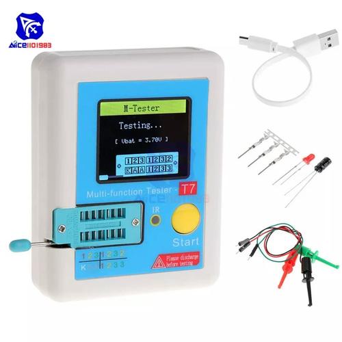 Foto Produk LCR-T7 Transistor Tester TFT Diode Triode Capacitance Meter LCR ESR El dari Digitalmas