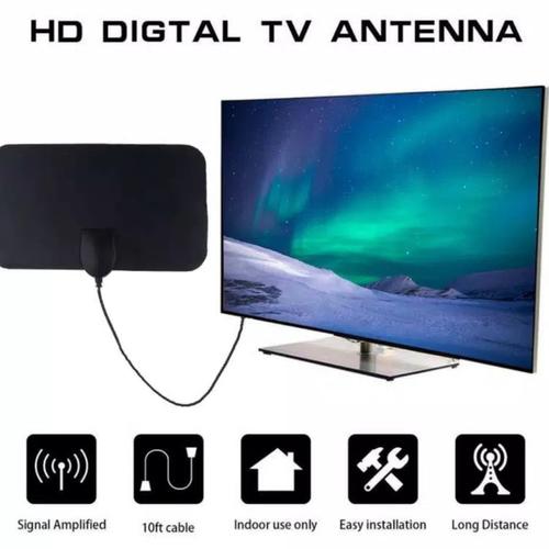 Foto Produk antena tv digital indoor HDTV 50 miles VHF UHF cocok untuk segala tv dari hokitama motor