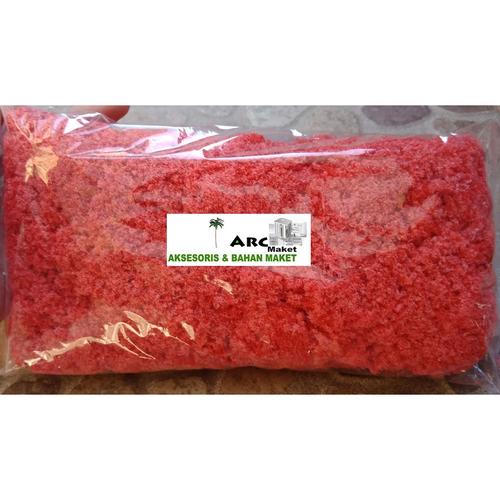 Jual Busa Pohon warna Merah Kantong Besar Maket Arsitektur/Diorama Hobi ...