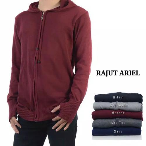 Foto Produk JAKET RAJUT ARIEL / RAJUT PRIA WANITA BEST SELLER - Biru dari Gudang Fashion Indonesia