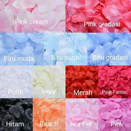 Foto Produk Rose Petal / Kelopak Bunga Mawar Sintestis / Tiruan isi 100 pcs dari Pestaphoria