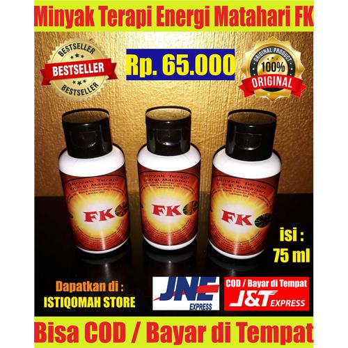 Foto Produk Minyak Terapi Energi Matahari FK isi 75 ml dari Istiqomah-Store