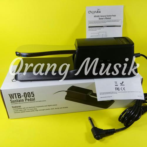 Foto Produk Pedal Sustain Keyboard Cherub WTB-005 Universal untuk Yamaha Korg dll dari Orang Musik