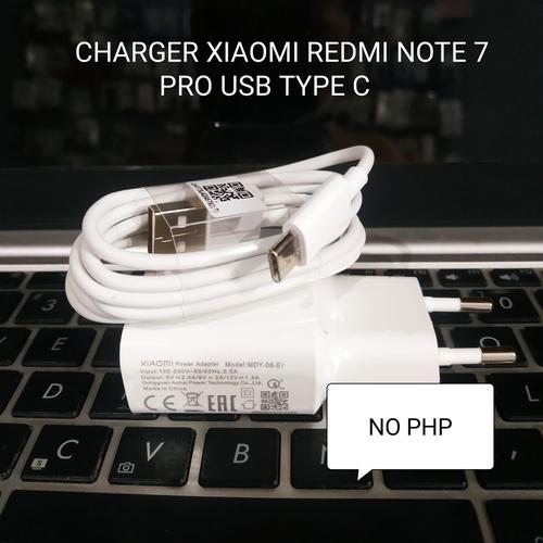 Foto Produk CHARGER XIAOMI REDMI NOTE 7 / PRO FAST CHARGER USB C ORI MDY-08-EI dari NO PHP