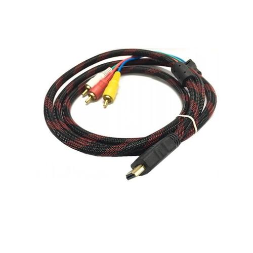 Foto Produk Kabel HDMI TO RCA/AV 1,5M Jaring Gold Plated dari CS New