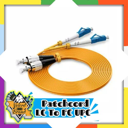 Foto Produk Patchcord 3 Meter LC to FC UPC Duplex SM Kabel Jumper Fiber Optik dari Velcrobrand