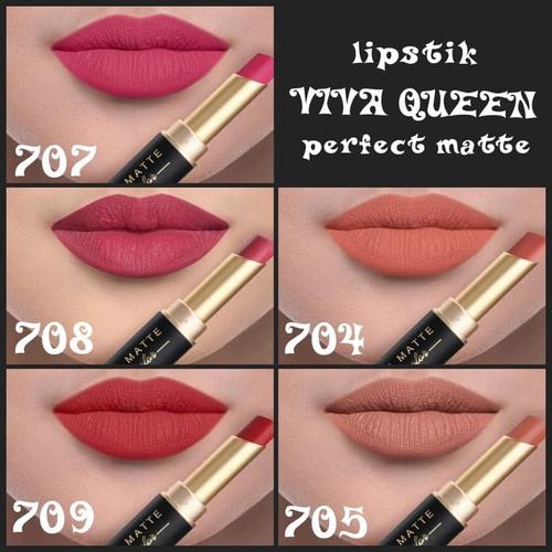 Jual Lipstik Viva Perfect Matte Kota Pekalongan Nenna Shop Tokopedia Warna lipstik viva matte