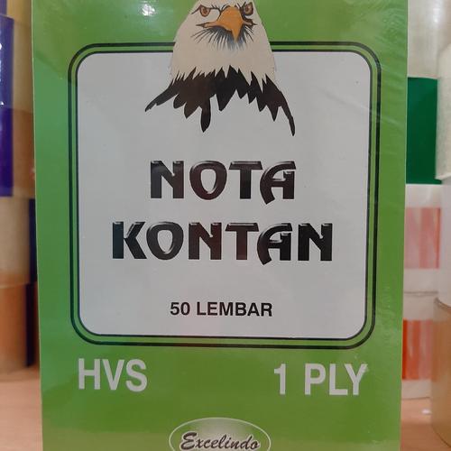 Foto Produk BUKU NOTA KONTAN KECIL 1 PLY HVS / NOTA KONTAN 1 RANGKAP dari Dunia Tape