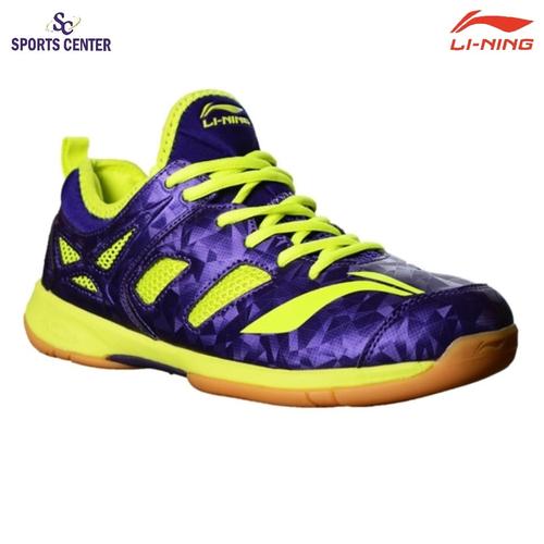 Foto Produk Clear Sale !!! Sepatu Badminton Lining Brio II AYTM091-4 Purple / Lime dari Sports Center