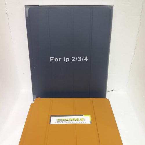 Foto Produk ORIGINAL IPAD 2 3 4 LEATHER SMART CASING STAND SOFT COVER CASE KULIT dari sparkle_shop