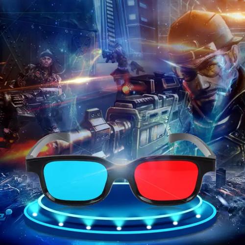 Jual kacamata 3D frame red-cyan movie 3d glasses / kaca mata 3D bioskop ...