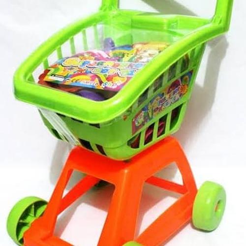 Foto Produk mainan trolly trolley mainan supermaket keranjang masakan dorong dari Howell toys