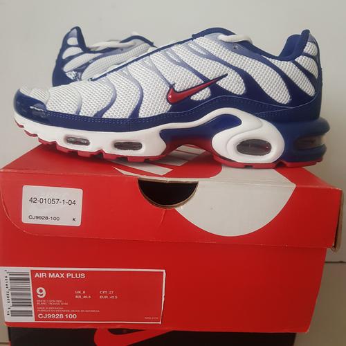 red white air max plus