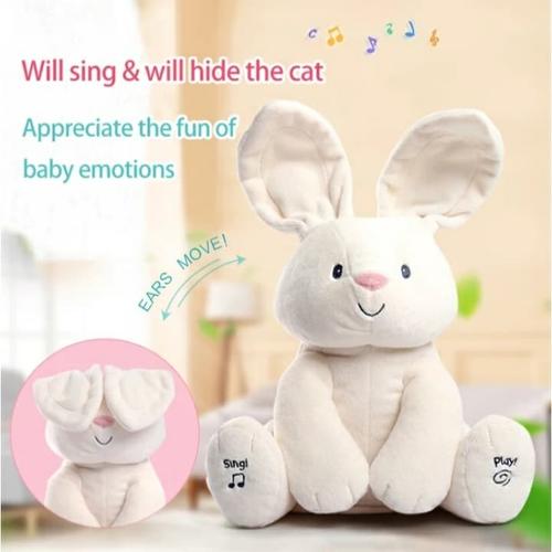 Foto Produk Mainan Anak Boneka Kelinci Putih CILUKBA ~ RABBIT/BUNNY PEEK A BOO dari lovely kayy