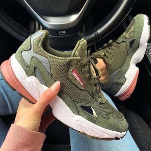 khaki adidas falcon